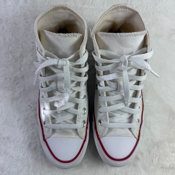 Converse Chuck Taylor All Star High Top Optical White Sneakers Size 5.5 - Picture 6 of 8